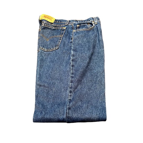 Vintage Levi Women's 560 Loose Fit Straight Leg Blue Jeans Size 10 Medium - Picture 1 of 4